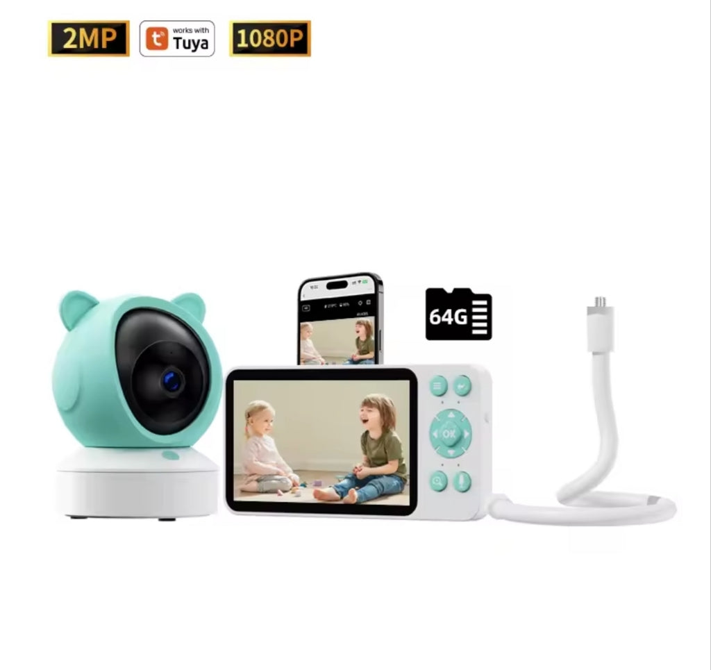 NurtureCam – Inteligentna Niania Elektroniczna z Ekranem HD 👶 kamera bezprzewodowa