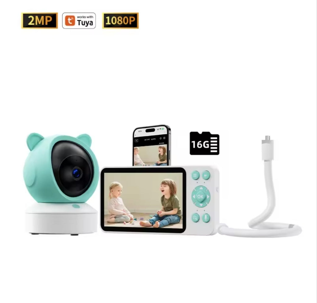 NurtureCam – Inteligentna Niania Elektroniczna z Ekranem HD 👶 kamera bezprzewodowa