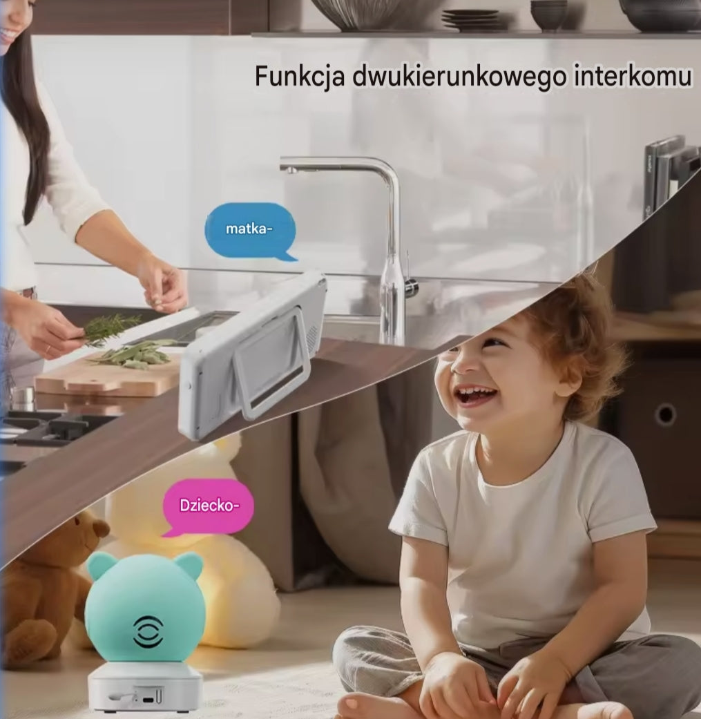 NurtureCam – Inteligentna Niania Elektroniczna z Ekranem HD 👶 kamera bezprzewodowa