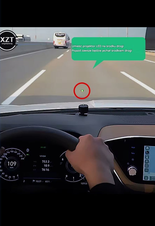 Laserowy Asystent Pasa Ruchu i Antykolizyjny LED