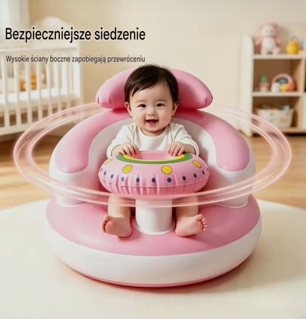 Ergonomiczny Dmuchany Fotelik Niemowlęcy Siedzisko do Nauki Siedzenia