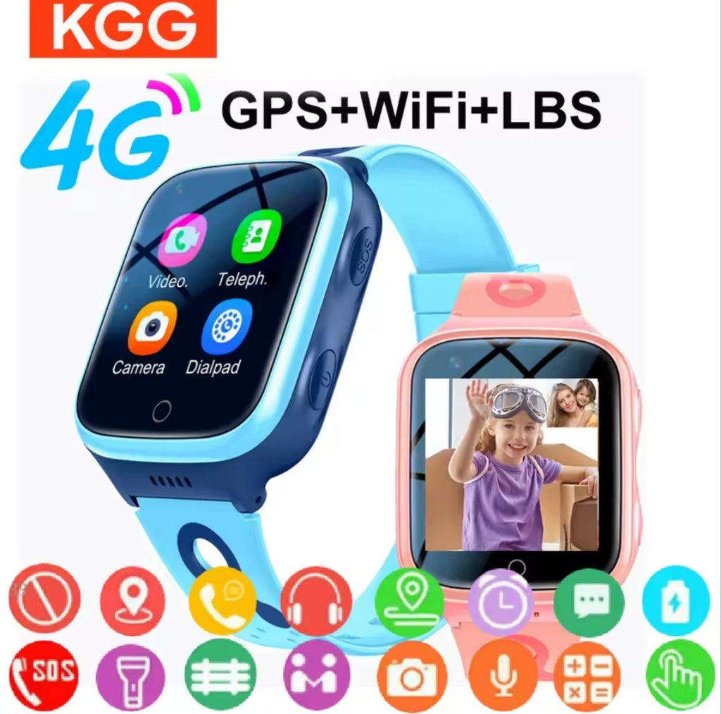 Wodoodporny Smartwatch Dziecięcy 4G z Lokalizatorem GPS, WiFi i SOS | NurtureWatch
