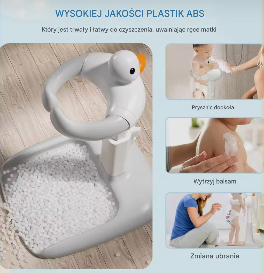 Regulowane Krzesełko do Kąpieli dla Niemowląt z Podparciem | NurtureBath Duck
