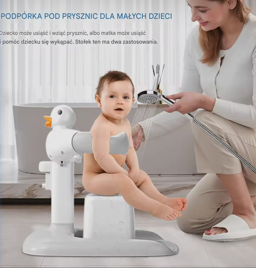 Regulowane Krzesełko do Kąpieli dla Niemowląt z Podparciem | NurtureBath Duck