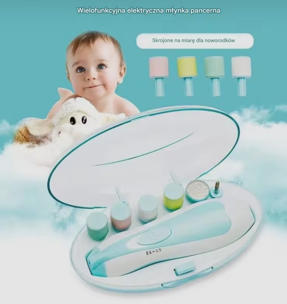 Bezpieczny Elektryczny Pilnik do Paznokci dla Niemowląt | NurtureTrim