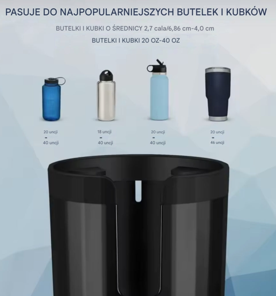 Regulowany Ekspander Uchwytu na Kubek Samochodowy | Uniwersalny Adapter do Auta